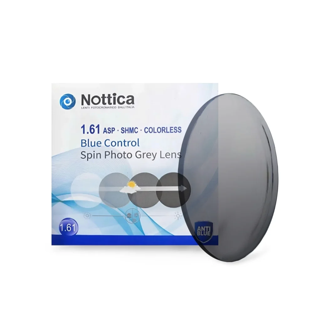 Tròng Kính Rocky 1.61 ASP Smart Blue Control (Phủ Crystal Sapphire)