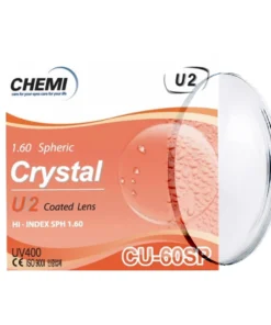 Tròng Đánh Chemi Single Vision 1.60 SP Crystal U2 Coated