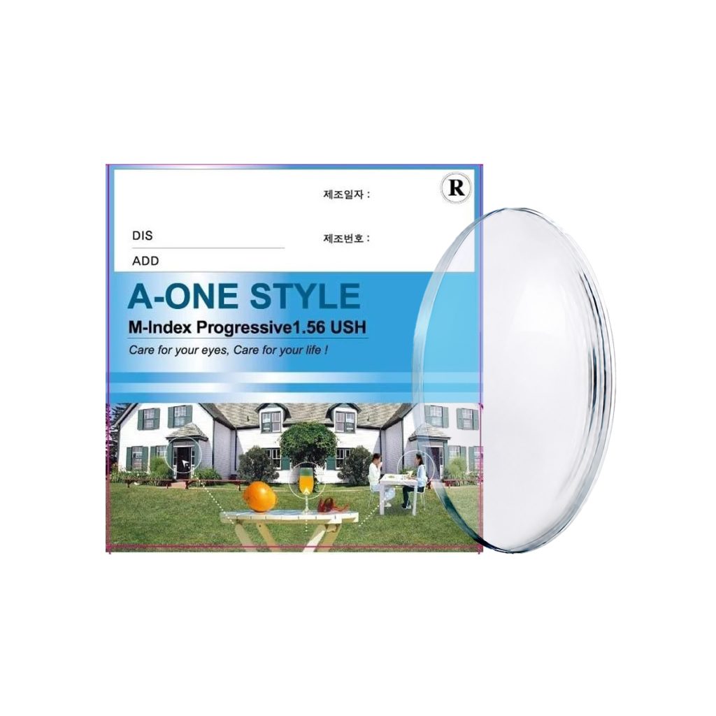 Đa Tròng Kính Chemi 1.56 A-One Progressive Crystal U2