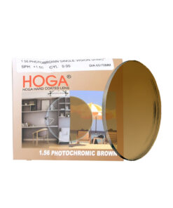Đa Tròng Kính Hoga 1.56 Progressive Photo Brown SHMC Đổi Màu Trà