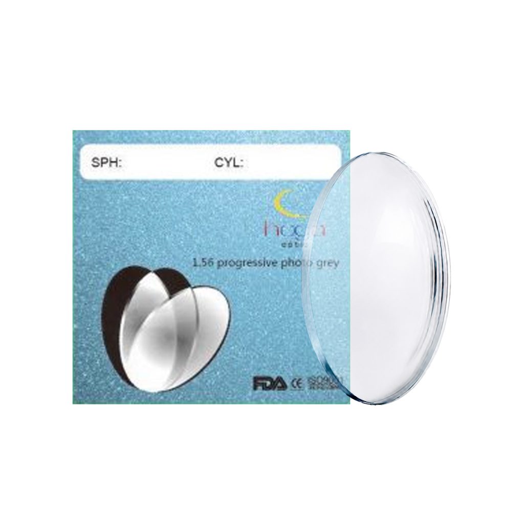 Đa Tròng Kính Hoga 1.56 Progressive Photo Grey HC Đổi Màu (Cận -0.25 ~ -3.00)