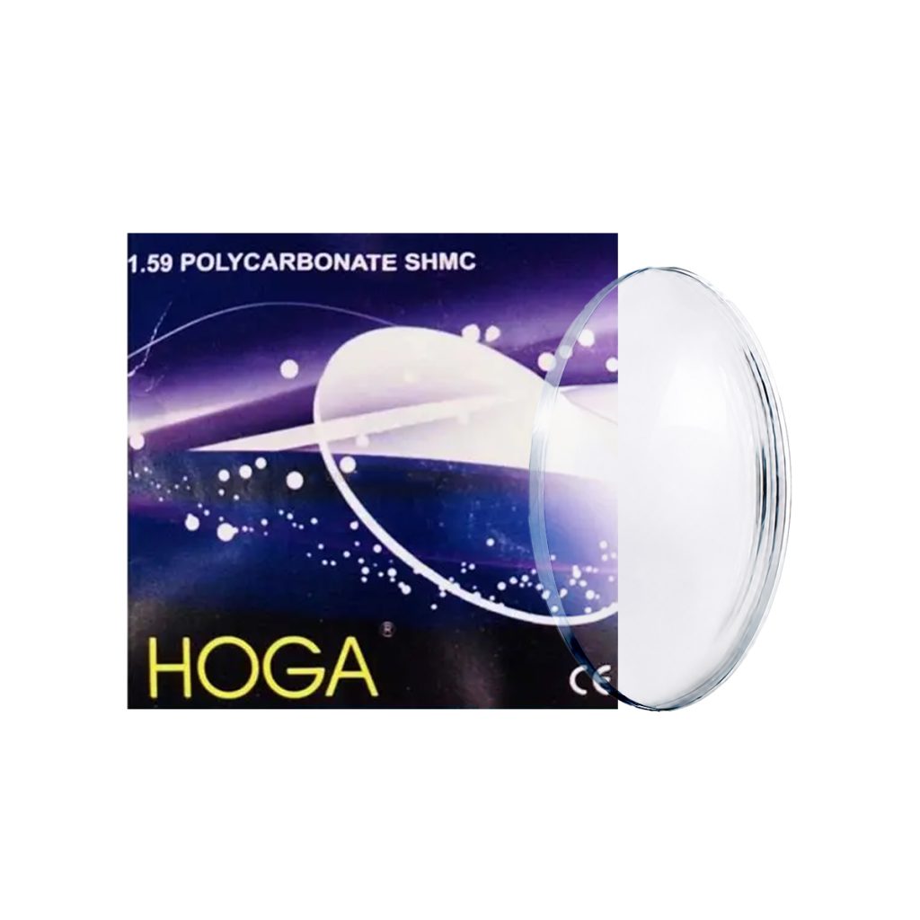 Đa Tròng Kính Hoga 1.59 Progressive PGX Polycarbonate SHMC Đổi Màu Khói (-0.25 ~ -2.00)