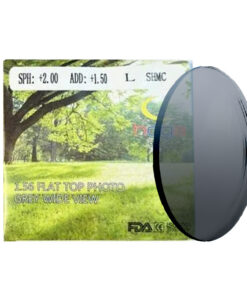 Hai Tròng Kính Hoga 1.56 Flat Top Blue Cut SHMC