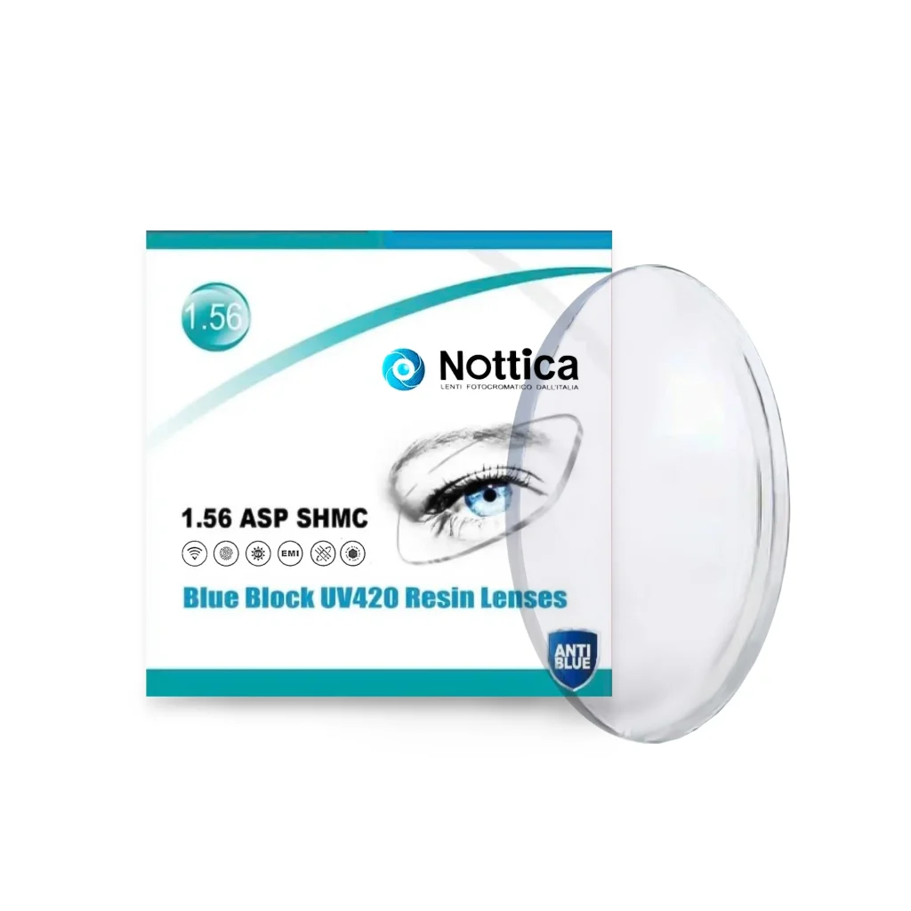 Tròng Kính Nottica N4 Series 1.56 ASP Chống Ánh Sáng Xanh