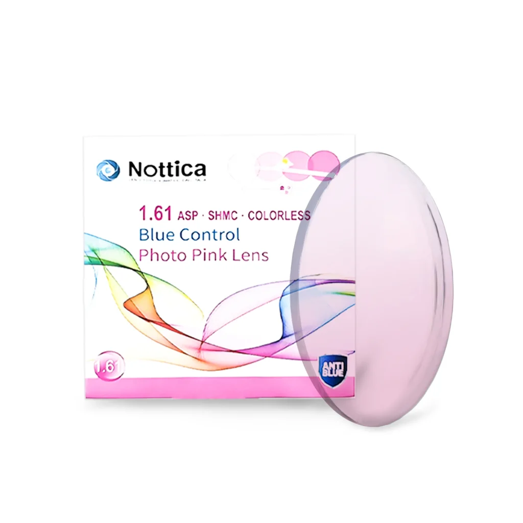 Tròng Kính Nottica Essor EP Jelly 1.59 PC Đổi Màu Hồng Chống Bể & ASX