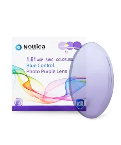 Tròng Kính Nottica N5 Jelly Series 1.61 ASP Đổi Màu Tím Chống Ánh Sáng Xanh