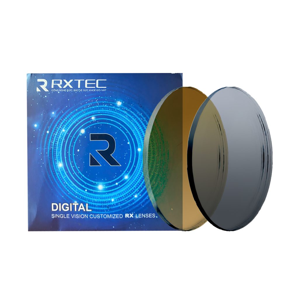 Tròng Kính Nottica N5 Series 1.67 ASP Đổi Màu Khói Chống Ánh Sáng Xanh Siêu Mỏng