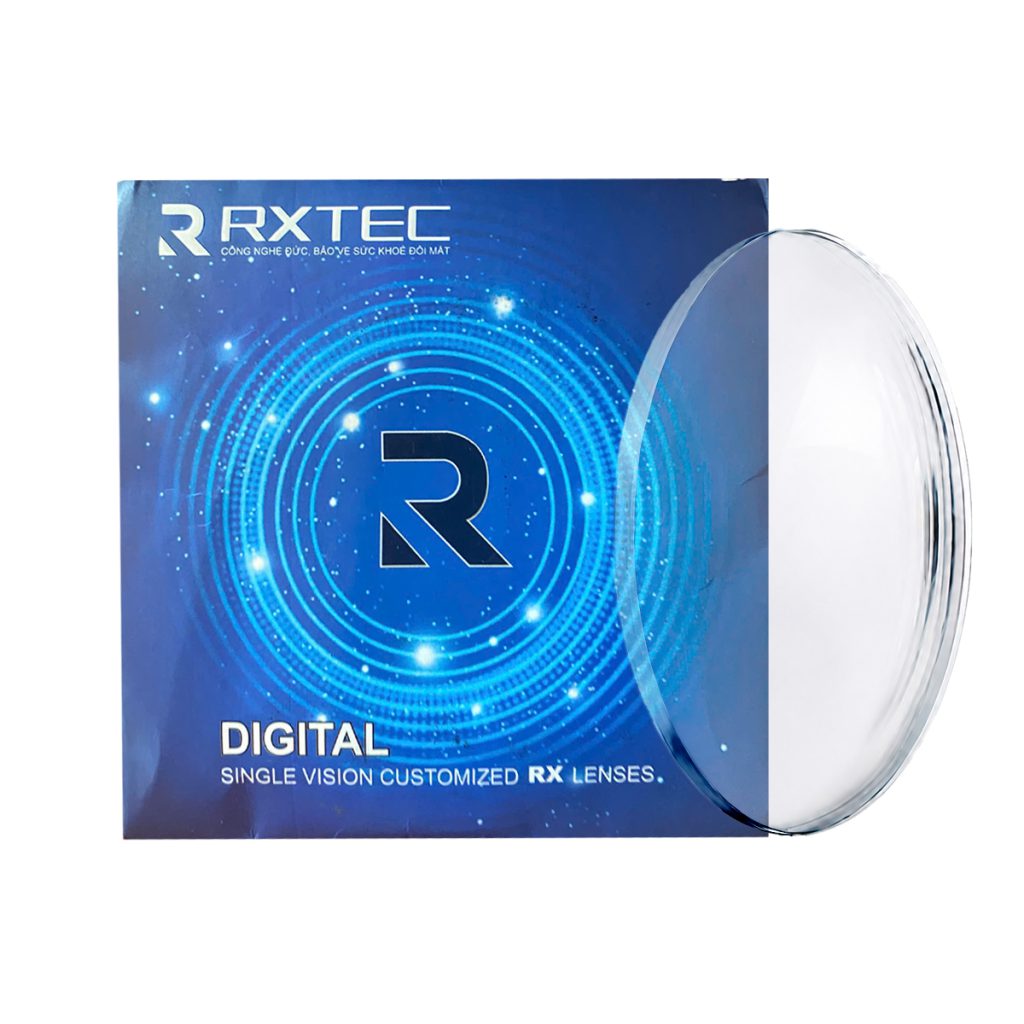 Tròng Đánh Kỹ Thuật Số Nottica Digital Single Vision 1.74 MR-174 Cực Mỏng SHMC