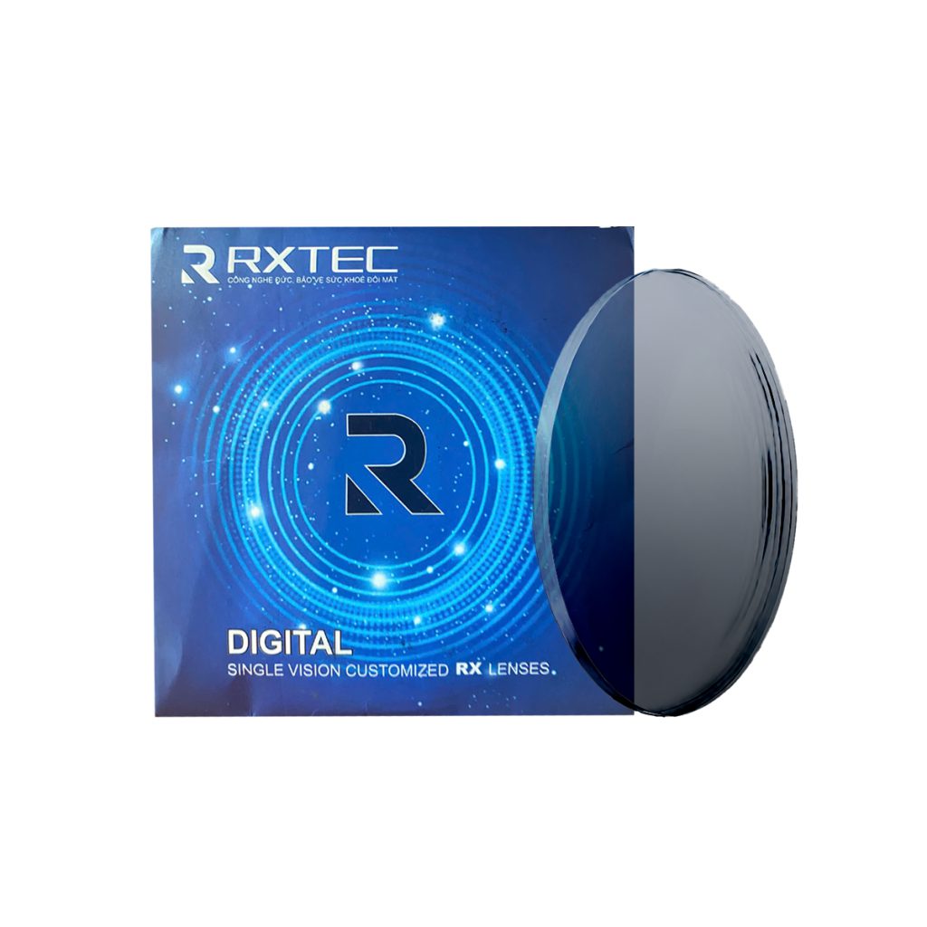 Tròng Kính Đa Tròng Nottica Digital Free Form 1.56 Đổi Màu Khói SHMC