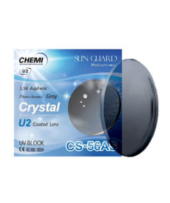 Tròng Kính Đổi Màu Chemi 1.56 ASP Photo Gray Coated Gray