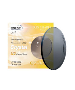 Tròng Kính Đổi Màu Chemi 1.60 ASP Photo Gray Coated Gray