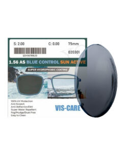 Tròng Kính Đổi Màu Viscare 1.56 AS Blue Sun Active Grey