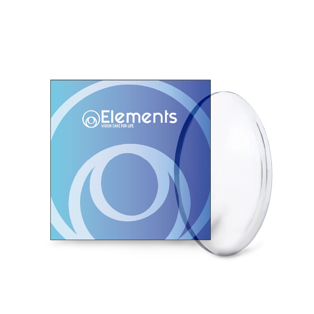 Tròng Kính Elements 1.67 AS Blue UV Cut (Độ Loạn Cao -2.25 ~ -4.00)