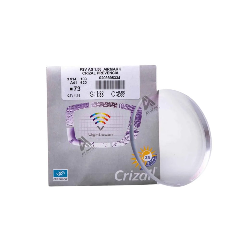 Tròng Kính Essilor Crizal Prevencia 1.56 AS