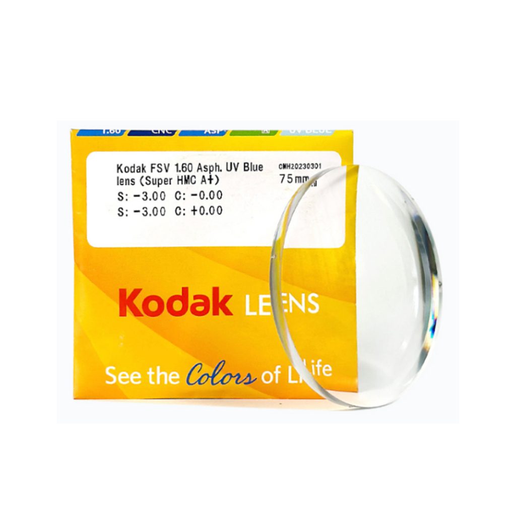 Tròng Kính Kodak FSV 1.56 Asph UVBlue Lens (Super HMC A+)