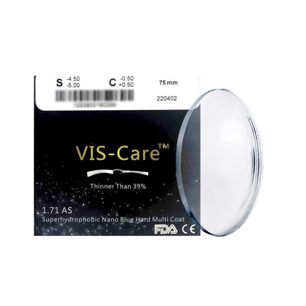 Tròng Kính Siêu Mỏng Viscare 1.67 AS Nano SHMC (Độ Loạn Cao)