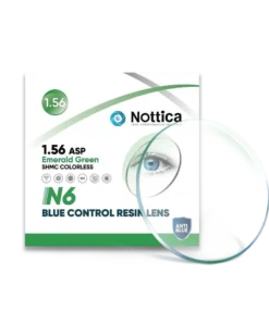 Tròng Kính Nottica N6 Series 1.56 ASP Emerald Green Chống Ánh Sáng Xanh